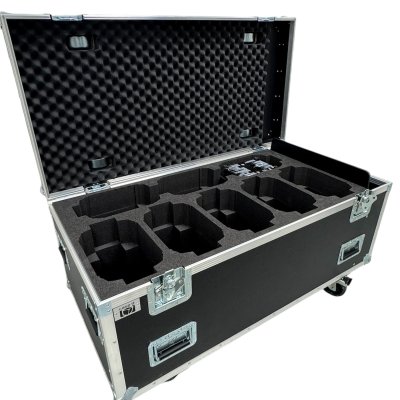 Flightcase for 8 x Martin ERA 150 Wash