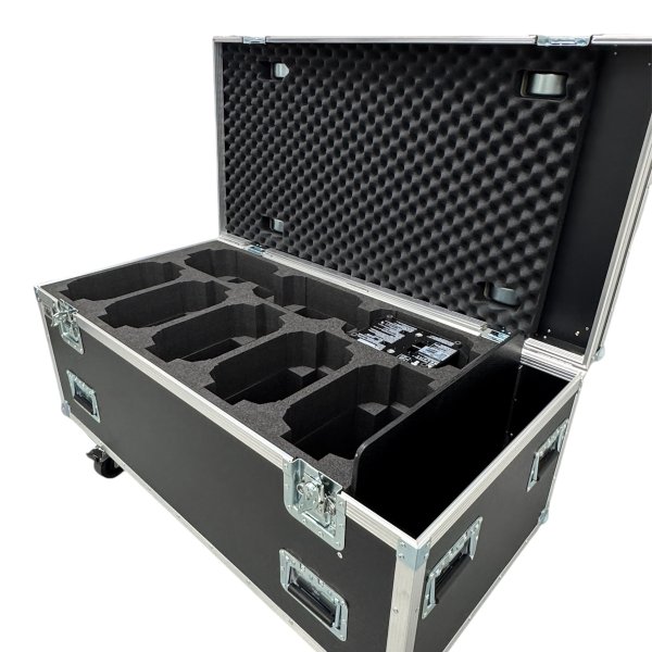 Flightcase for 8 x Martin ERA 150 Wash