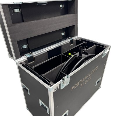 Flightcase for 2 x Portman Lights P1 EVO