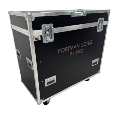 Flightcase for 2 x Portman Lights P1 EVO