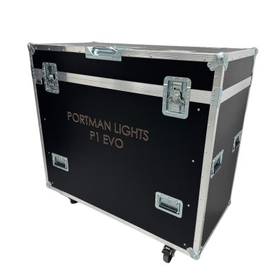 Flightcase for 2 x Portman Lights P1 EVO