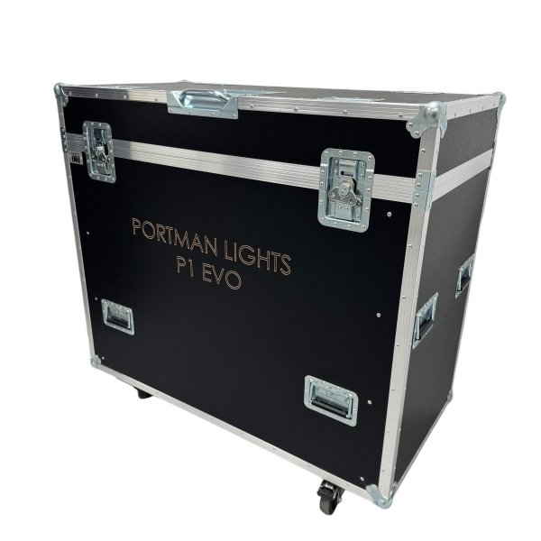 Flightcase for 2 x Portman Lights P1 EVO