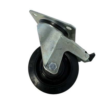Wheel w/brake 100mm