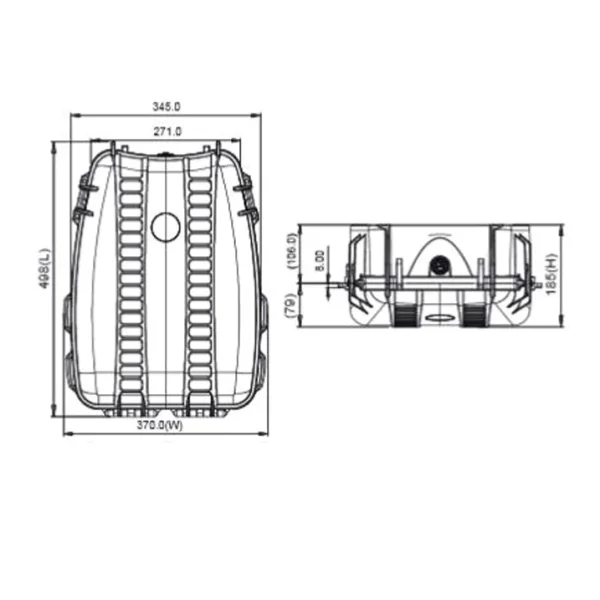 HPRC3500 Backpack 433x319x169mm