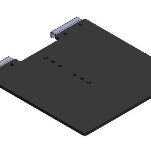 Foldable side mounted shelf