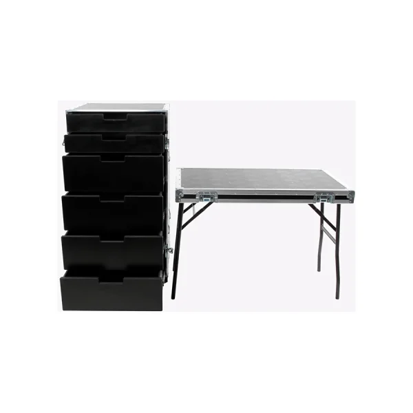 Cabinet with 6 drawers and table legs