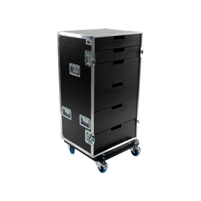 Cabinet with 6 drawers and table legs