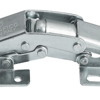 Spring hinge, opening angle 90�