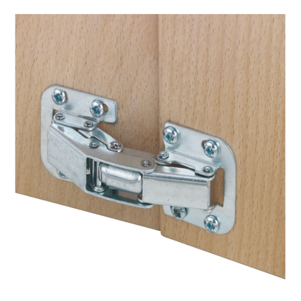 Spring hinge, opening angle 90�