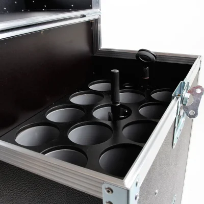 Flightcase Microphone stands