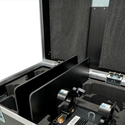 Flightcase for 4 x Eurolite TMH XB-280