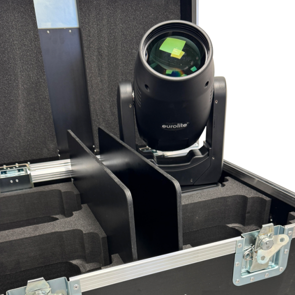 Flightcase for 4 x Eurolite TMH XB-280