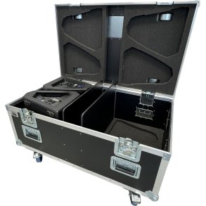 Flightcase for 4 x LD system MON 8