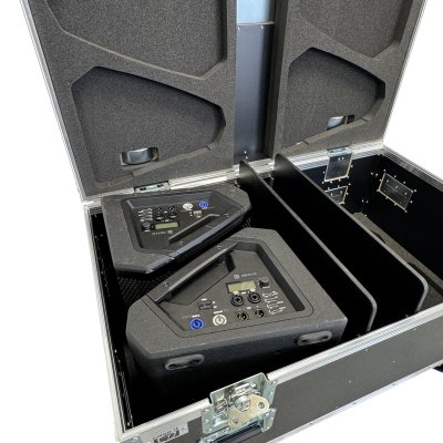 Flightcase for 4 x LD system MON 8