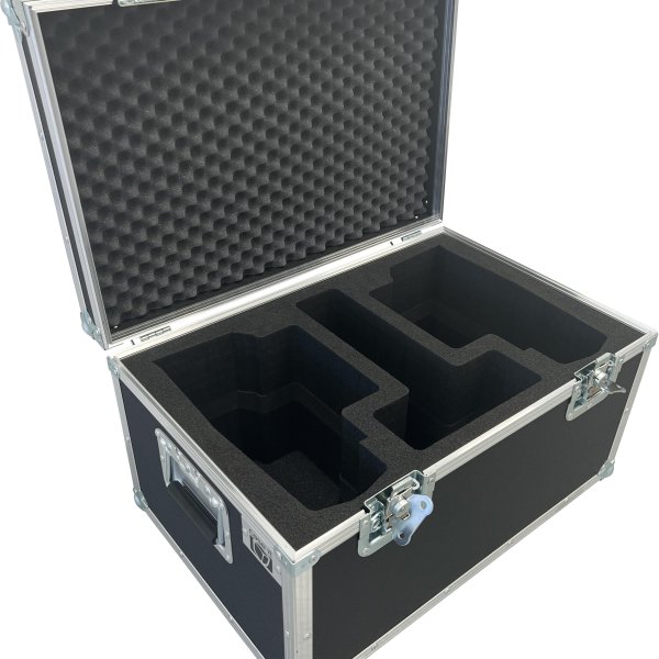 Flightcase for 2 x Eurolite Cat-80