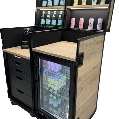 Touring Catering Cart (Oak Edition)