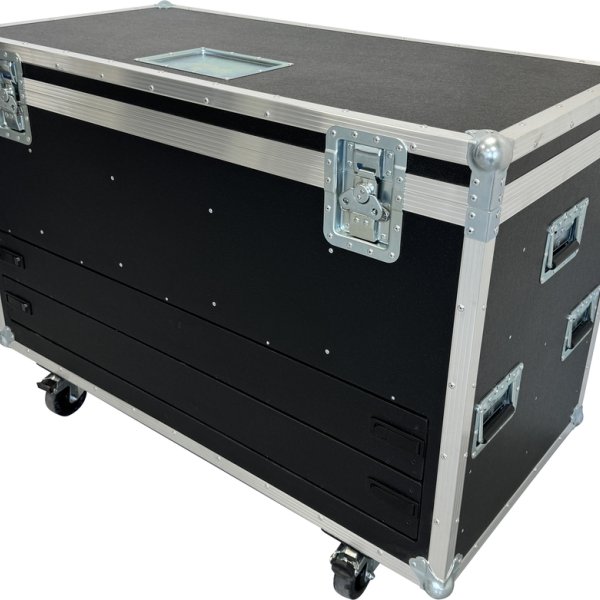 Flightcase Housebox for Microphone stands 