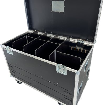 Flightcase Housebox for Microphone stands 