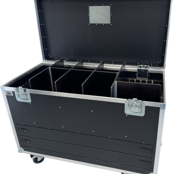 Flightcase Housebox for Microphone stands 