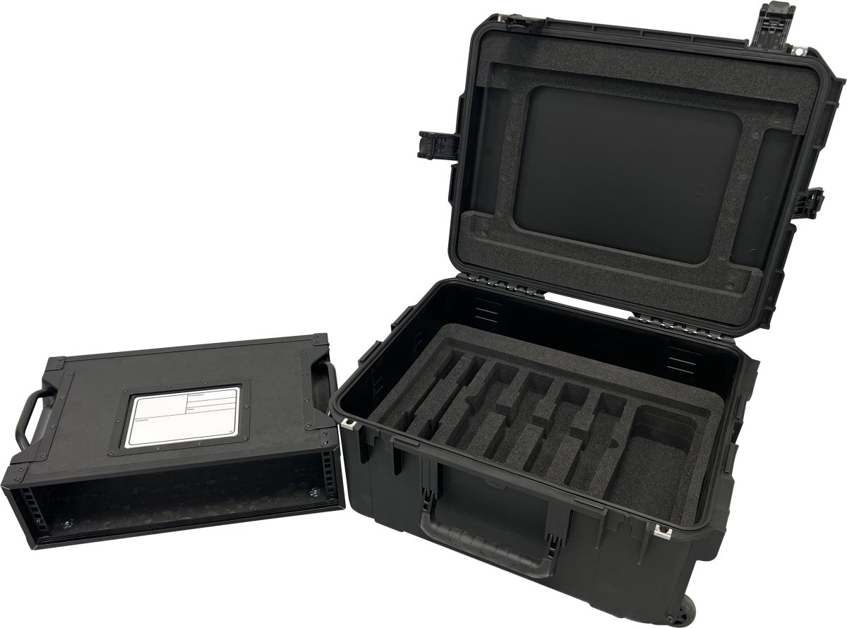 SKB flyrack with 3unit with inlay - Fly Rack - Case it ApS