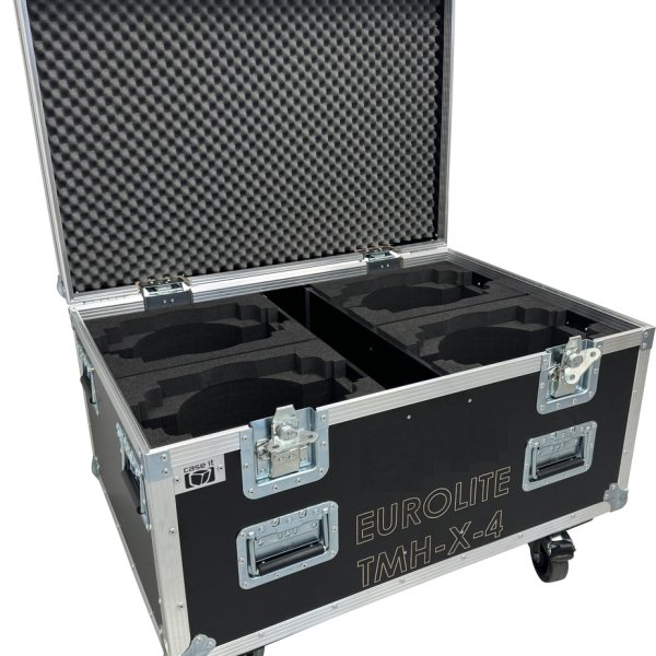 Flightcase for 4 x Eurolite TMH-X4