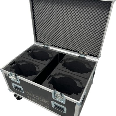 Flightcase for 4 x Eurolite TMH-X4