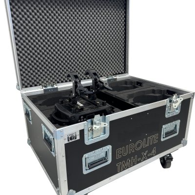 Flightcase for 4 x Eurolite TMH-X4
