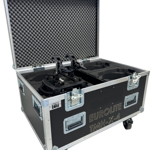 Flightcase for 4 x Eurolite TMH-X4