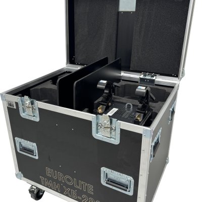 Flightcase for 4 x Eurolite TMH XB-280
