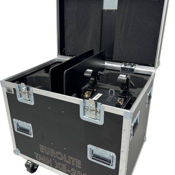 Flightcase for 4 x Eurolite TMH XB-280