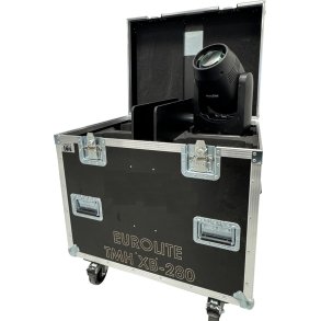 Flightcase for 4 x Eurolite TMH XB-280