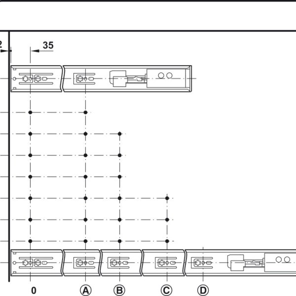 H�fele Pull-Out Rail 