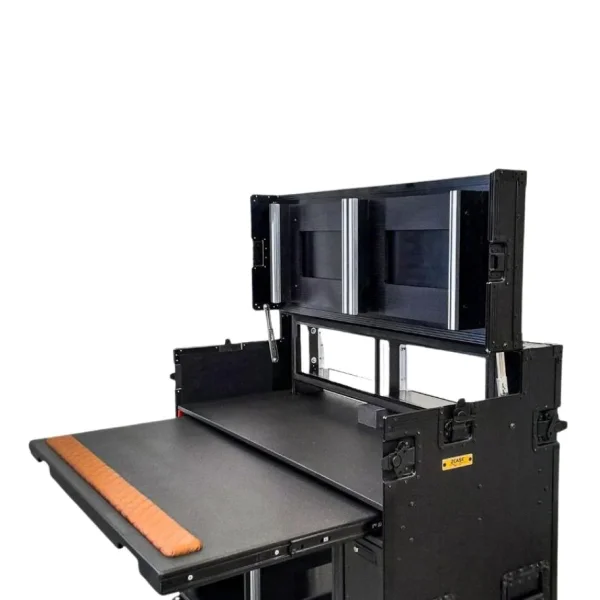 Flightcase for Broadcast Video Streaming 2x12U plus 2x4U