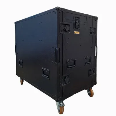 Flightcase for Broadcast Video Streaming 2x12U plus 2x4U